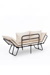 Dvojmiestna rozkladacia pohovka Viper 2-Seater - Light Cream