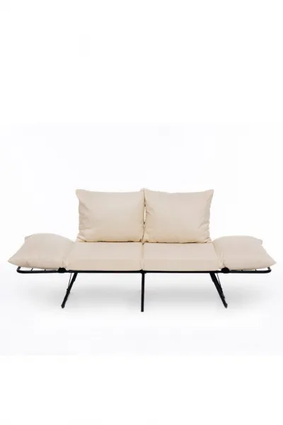 Dvojmiestna rozkladacia pohovka Viper 2-Seater - Light Cream