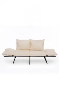Dvojmiestna rozkladacia pohovka Viper 2-Seater - Light Cream