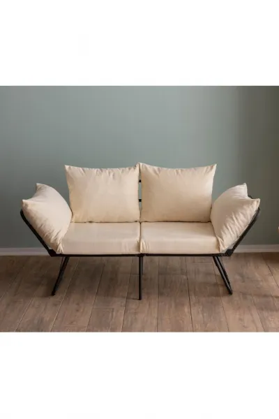 Dvojmiestna rozkladacia pohovka Viper 2-Seater - Light Cream