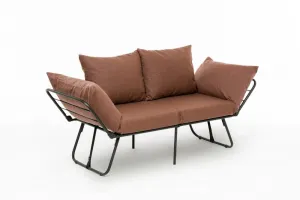 Dvojmiestna rozkladacia pohovka Viper 2-Seater - Light Brown