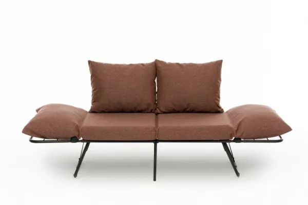 Dvojmiestna rozkladacia pohovka Viper 2-Seater - Light Brown