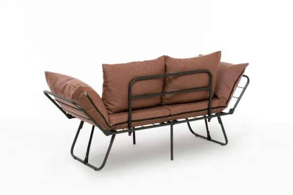 Dvojmiestna rozkladacia pohovka Viper 2-Seater - Light Brown