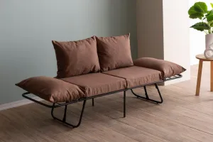 Dvojmiestna rozkladacia pohovka Viper 2-Seater - Light Brown