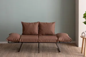 Dvojmiestna rozkladacia pohovka Viper 2-Seater - Light Brown