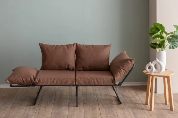 Dvojmiestna rozkladacia pohovka Viper 2-Seater - Light Brown