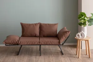 Dvojmiestna rozkladacia pohovka Viper 2-Seater - Light Brown