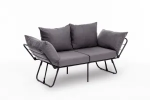 Dvojmiestna rozkladacia pohovka Viper 2-Seater - Grey