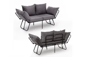 Dvojmiestna rozkladacia pohovka Viper 2-Seater - Grey