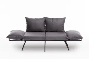 Dvojmiestna rozkladacia pohovka Viper 2-Seater - Grey