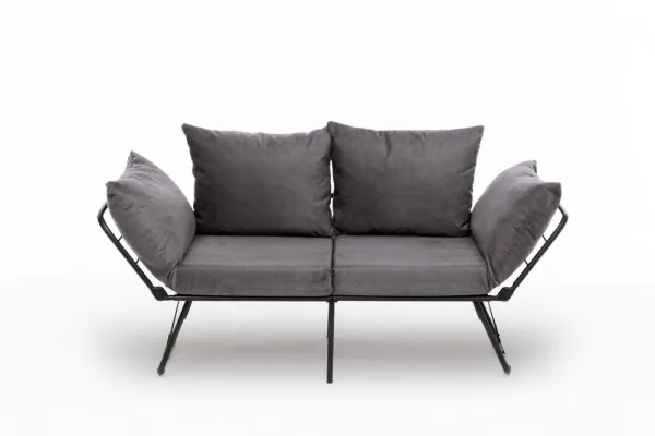 Dvojmiestna rozkladacia pohovka Viper 2-Seater - Grey