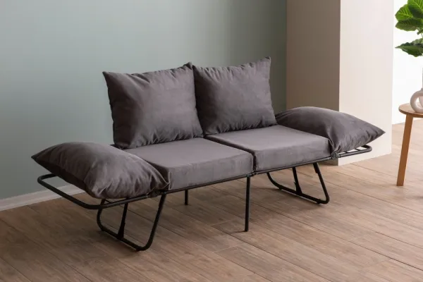 Dvojmiestna rozkladacia pohovka Viper 2-Seater - Grey