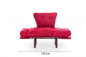 Kreslo ušiak Nitta Single - Maroon