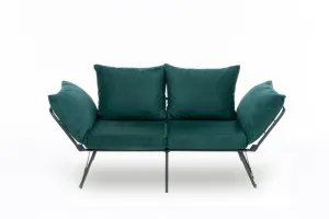 Dvojmiestna rozkladacia pohovka Viper 2-Seater - Petrol Green