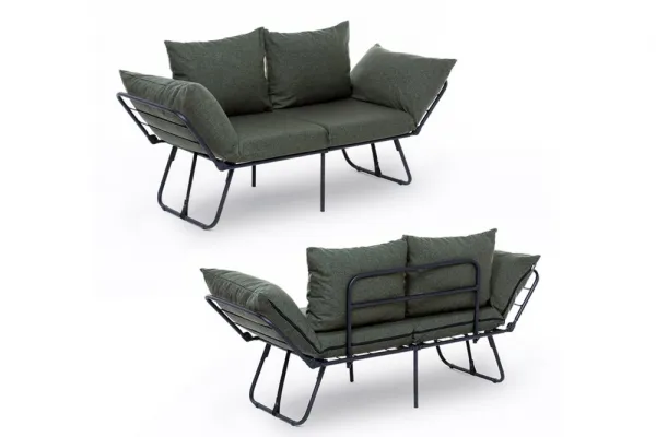 Dvojmiestna rozkladacia pohovka Viper 2-Seater - Green