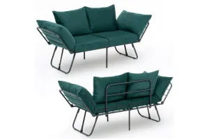 Dvojmiestna rozkladacia pohovka Viper 2-Seater - Petrol Green