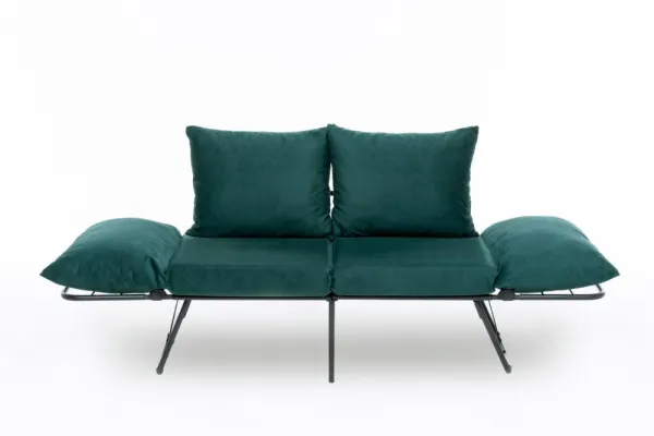 Dvojmiestna rozkladacia pohovka Viper 2-Seater - Petrol Green