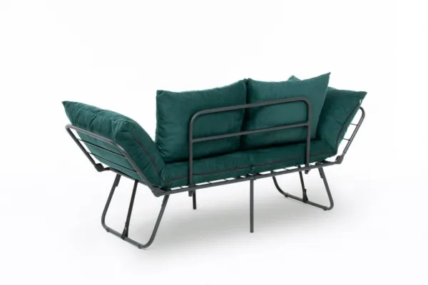 Dvojmiestna rozkladacia pohovka Viper 2-Seater - Petrol Green