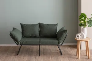 Dvojmiestna rozkladacia pohovka Viper 2-Seater - Green