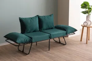 Dvojmiestna rozkladacia pohovka Viper 2-Seater - Petrol Green