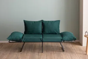 Dvojmiestna rozkladacia pohovka Viper 2-Seater - Petrol Green