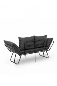 Dvojmiestna rozkladacia pohovka Viper 2-Seater - Dark Grey