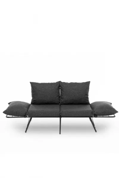 Dvojmiestna rozkladacia pohovka Viper 2-Seater - Dark Grey