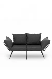 Dvojmiestna rozkladacia pohovka Viper 2-Seater - Dark Grey