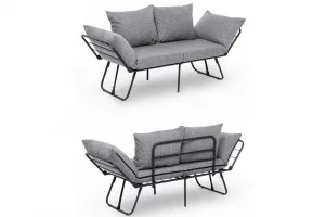 Dvojmiestna rozkladacia pohovka Viper 2-Seater - Light Grey