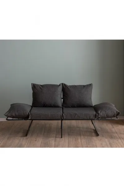 Dvojmiestna rozkladacia pohovka Viper 2-Seater - Dark Grey