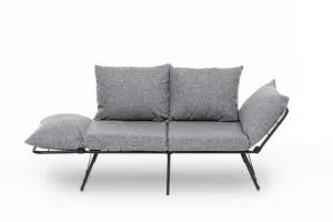 Dvojmiestna rozkladacia pohovka Viper 2-Seater - Light Grey