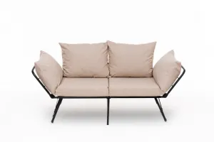Dvojmiestna rozkladacia pohovka Viper 2-Seater - Cream