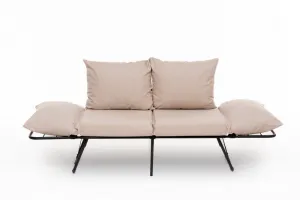 Dvojmiestna rozkladacia pohovka Viper 2-Seater - Cream