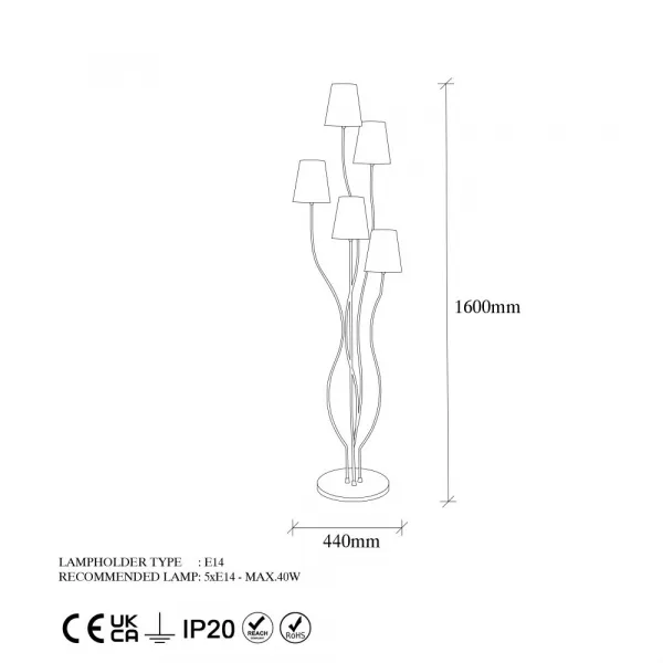 Stojacia lampa Bonibon - 13232
