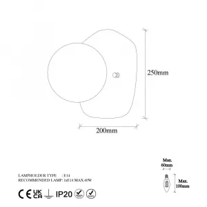 Nástenná lampa Well - 11670
