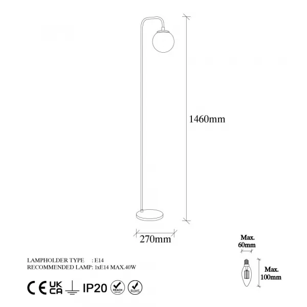 Stojacia lampa Viran - 10955