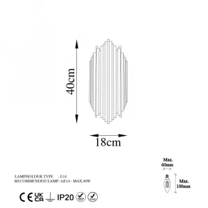 Nástenná lampa Kara - 13346