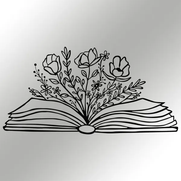 Dekoratívny kovový doplnok na stenu Culture Flower