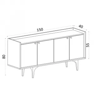 Konzolový stolík Navi