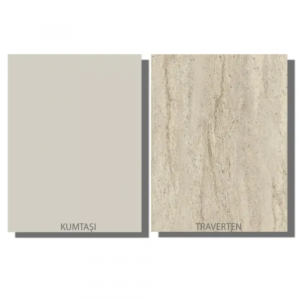 Konzolový stolík Veyron - Travertine, Sandstone