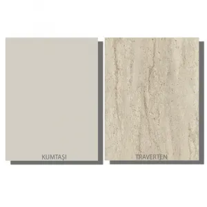 Konzolový stolík Veyron - Travertine, Sandstone