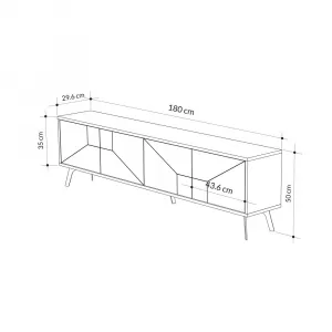 TV stolík Dune - Oak