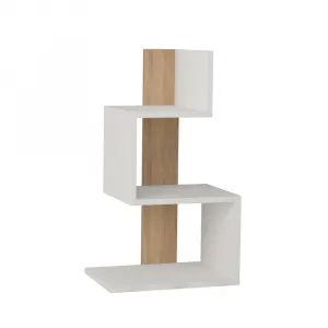 Príručný stolík / Odkladací stolík Rosie - White, Oak
