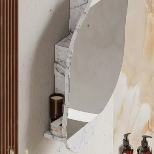 Kúpeľňová skrinka Cloud Storage Bathroom Wall Mirror - Carrara