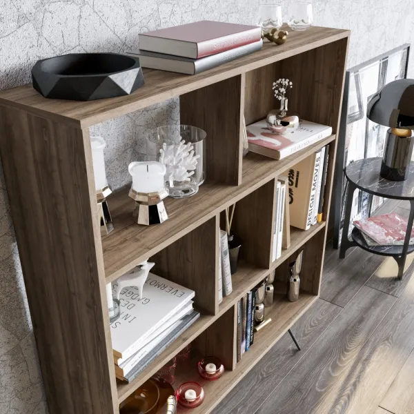 Knižnica Mistico - Walnut