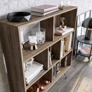 Knižnica Mistico - Walnut