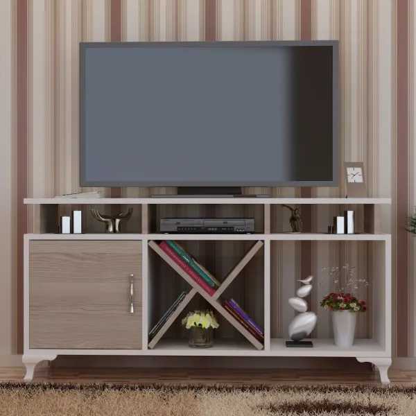 TV stolík Ay - White, Cordoba