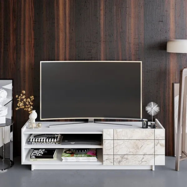 TV stolík Valantina - White