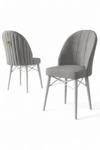 Súprava stoličiek (4 kusy) Ritim - Grey, White