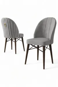 Súprava stoličiek (4 kusy) Ritim - Grey, Brown
